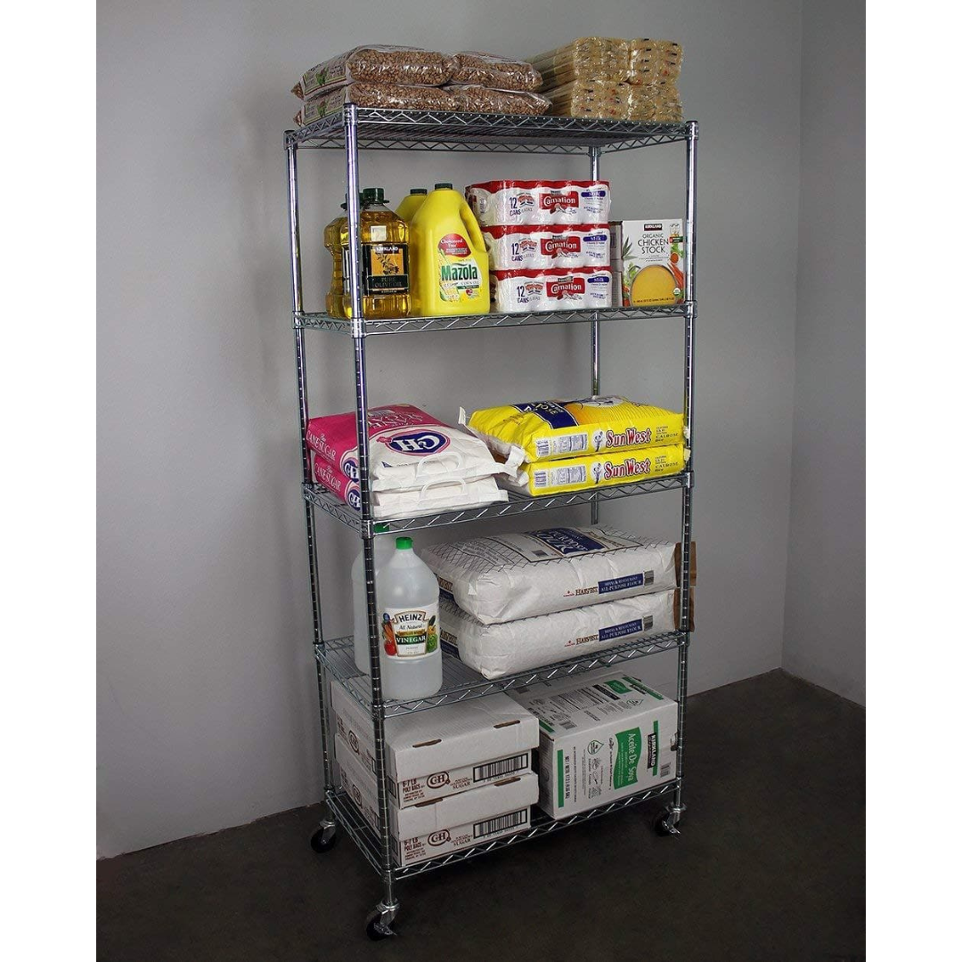 SafeRacks 5-Tier Wire Shelving Storage Racks, Available Here – Senior.com