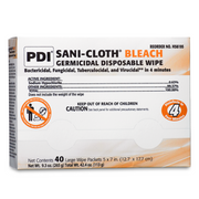 PDI Sani-Cloth Bleach Germicidal Disposable Surface Cleaning Wipes - Individually Packed - Senior.com Bleach