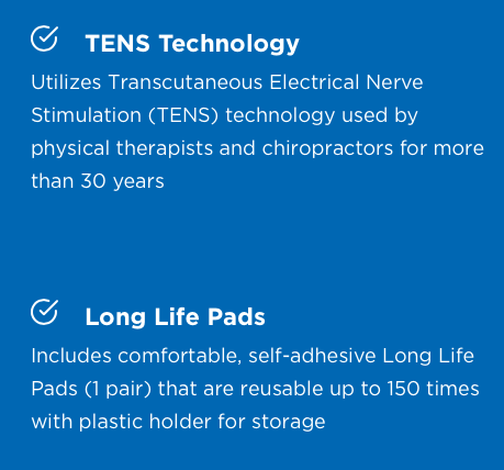 Omron Pocket Pain Pro Portable TENS Unit - Senior.com TENS Units