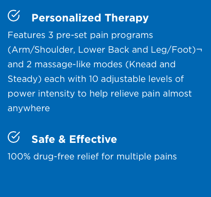 Omron pain relief pro, Omron TENS, non prescription tens, pain