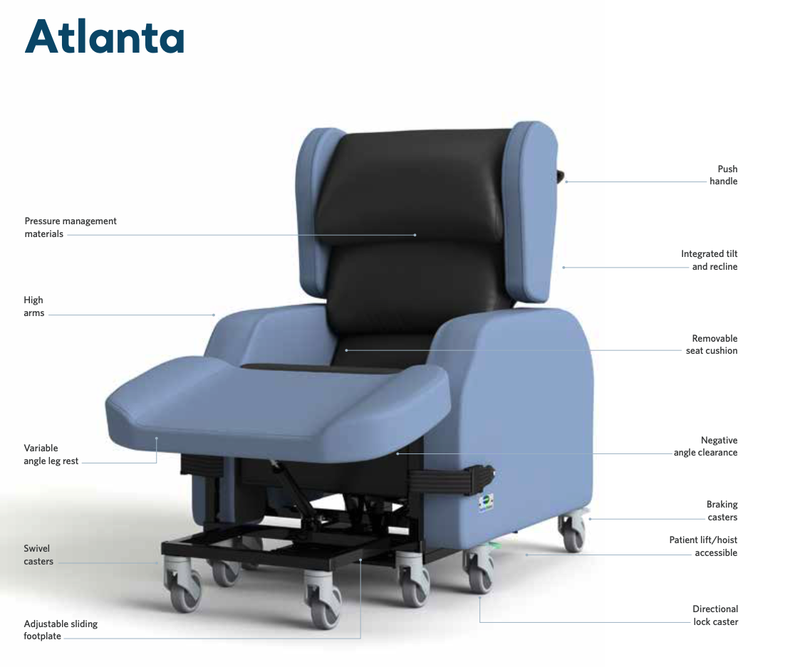 Accessories for Seating Matters Atlanta Therapeutic Safety Geri Chair