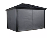 ShelterLogic Cambridge Hardtop Gazebo Sun Shelter with Curtains - 10 ft. x 12 ft. - Senior.com Gazebos