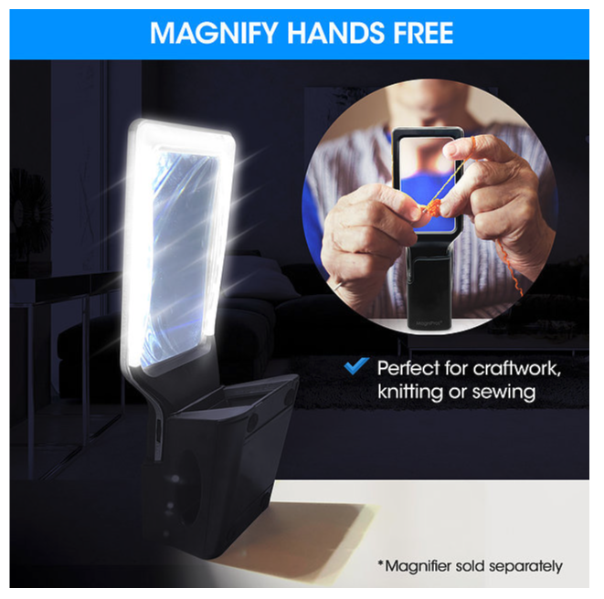 Magnipros The Ultimate Holder/Stand for ED series Reading Magnifiers - Senior.com Magnifier Holders