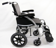 Karman Healthcare S-115-TP Ergonomic Portable Transport Wheelchair - Senior.com Transport Chairs