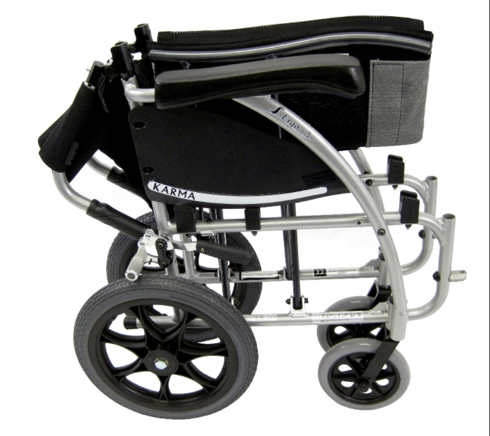 Karman Healthcare S-115-TP Ergonomic Portable Transport Wheelchair - Senior.com Transport Chairs
