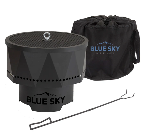 Blue Sky Ridge Portable Pellet Fire Pit - Lightweight For Camping - Senior.com Fire Pits