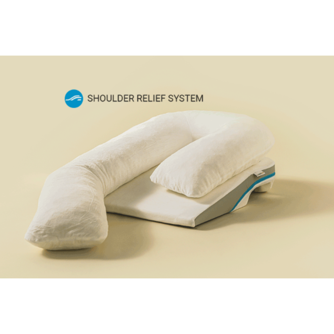 Medcline Therapeutic Body Pillow - For Lower Back Pain Relief & Neck Pain  Relief - Relieving Back Pain - Adjustable Memory Foam