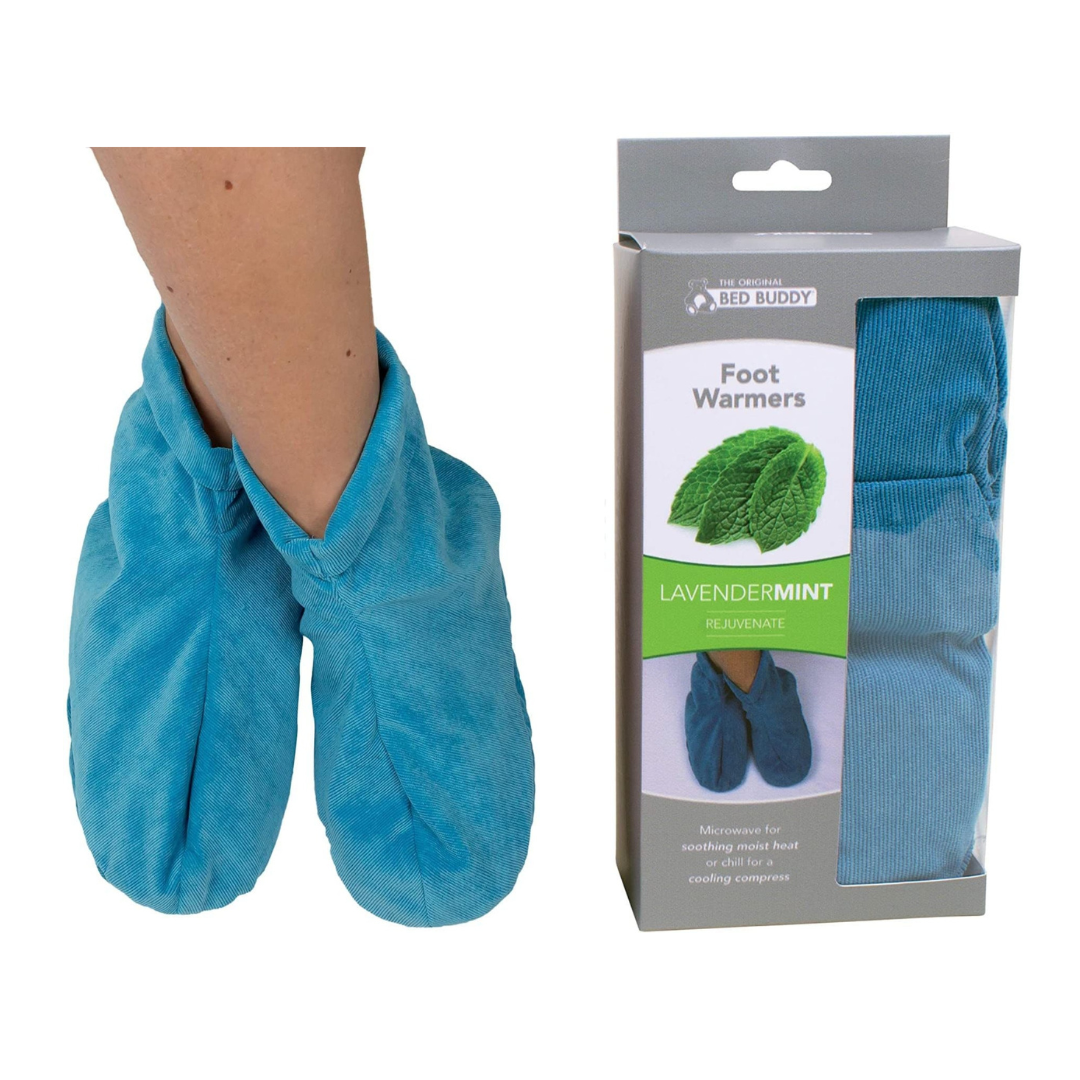 Bed Buddy Foot Warmers with Aromatherapy - Heated Fragranced Slippers - Senior.com Foot Warmers