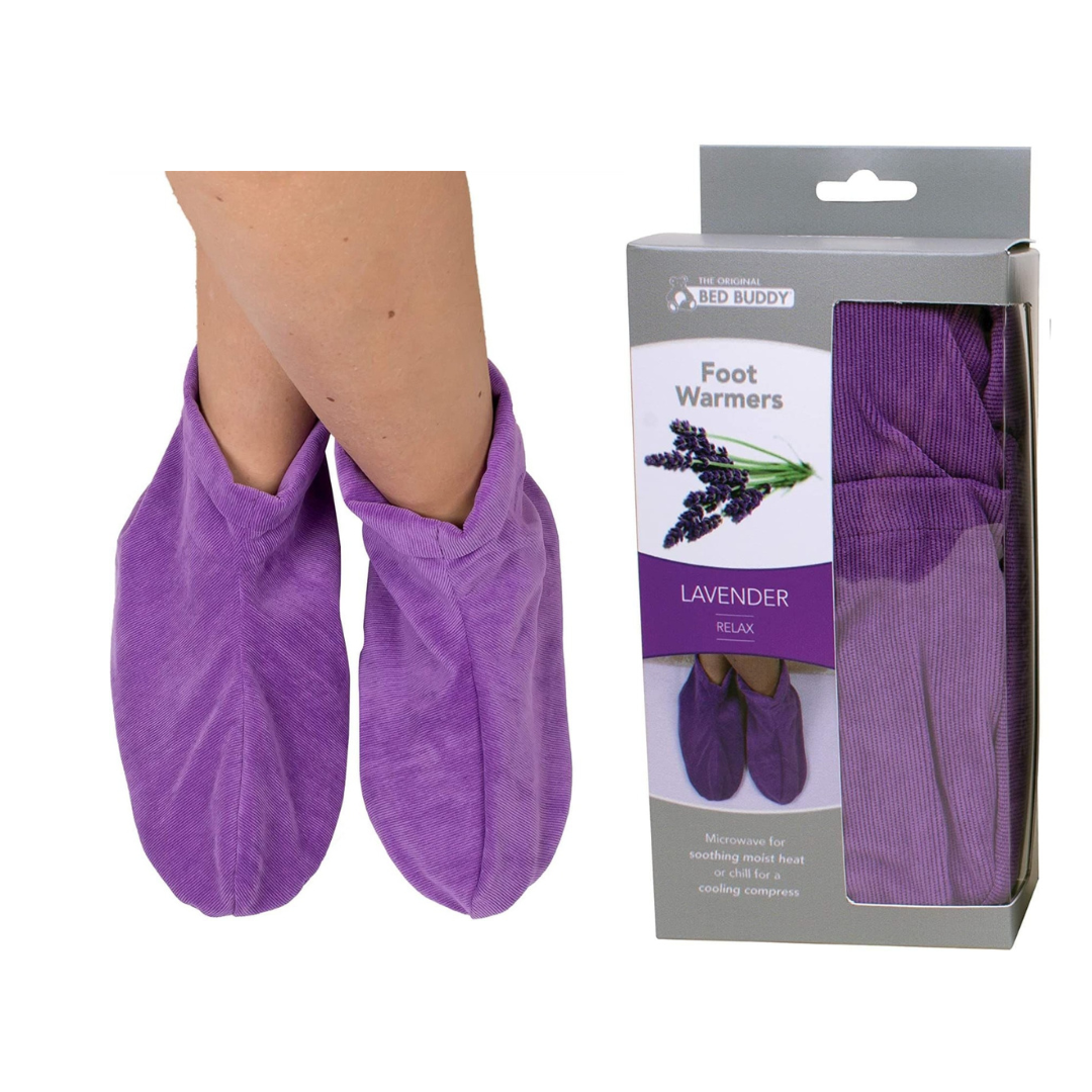 Bed Buddy Foot Warmers with Aromatherapy Heated Fragranced Slippers
