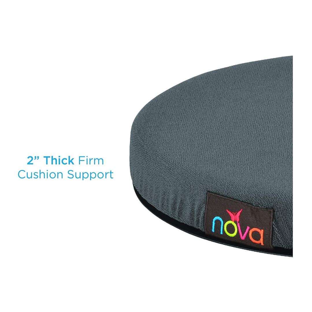 Nova Medical Swivel Seat Cushion for Car or Chair - 360 Degree Pivot Disc - Senior.com Swivel Seats