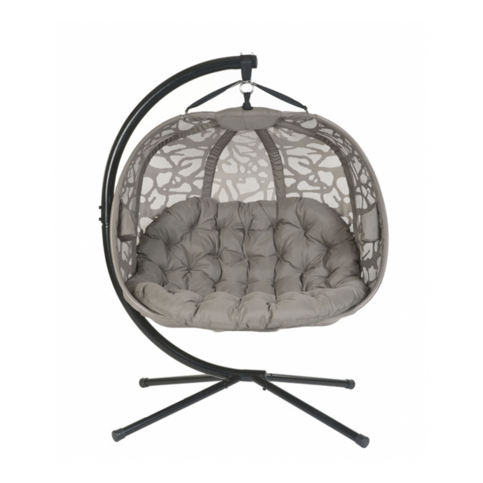 FlowerHouse Dreamcatcher Pumpkin Hanging Loveseat with Stand