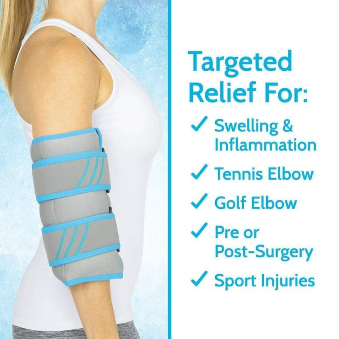 Vive Health Elbow Ice Wrap - Hot & Cold Therapy Wrap - Senior.com Ice Packs