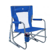 GCI Outdoor Beach Rocker - Lightweight Folding Rocking Chair - Blue - Senior.com Beach Chairs