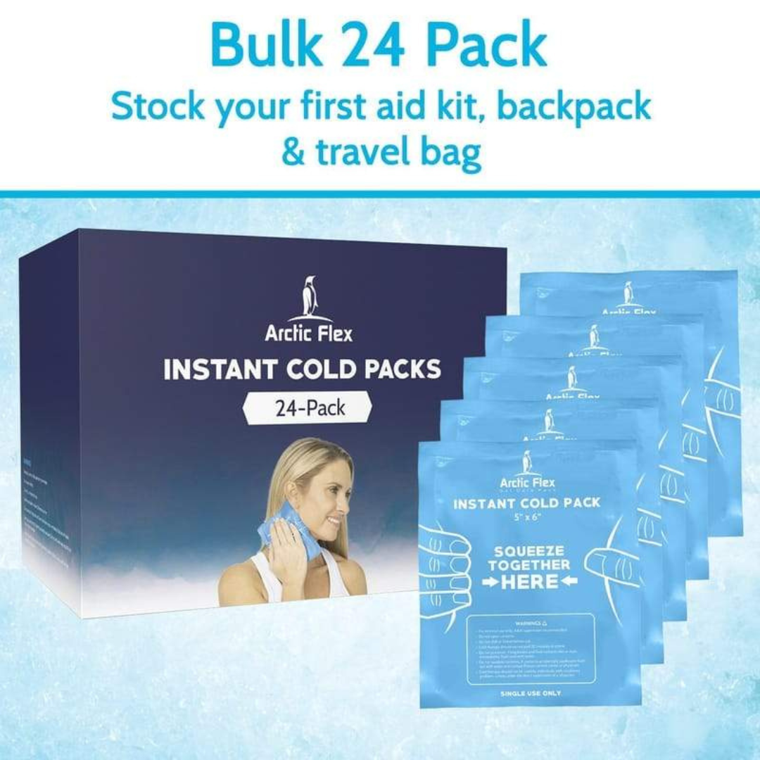 50 Packs - Instant Cold Pack - Disposable Instant Ice Packs for Injuri —  All Sett Health
