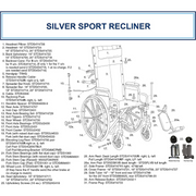 Drive Medical Silver Sport Full-Reclining Wheelchair - Senior.com Reclining Wheelchairs