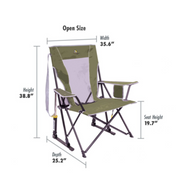 GCI Outdoor Comfort Pro Rocker - Portable Camping Rocking Chair - Senior.com Rocking Chairs