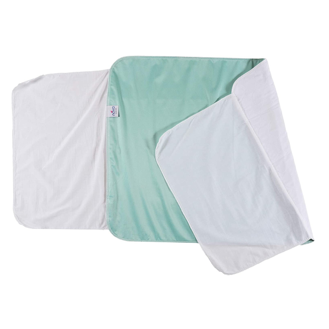 Nova Medical Waterproof Reusable Underpads with Tuck-In Straps - Senior.com Underpads