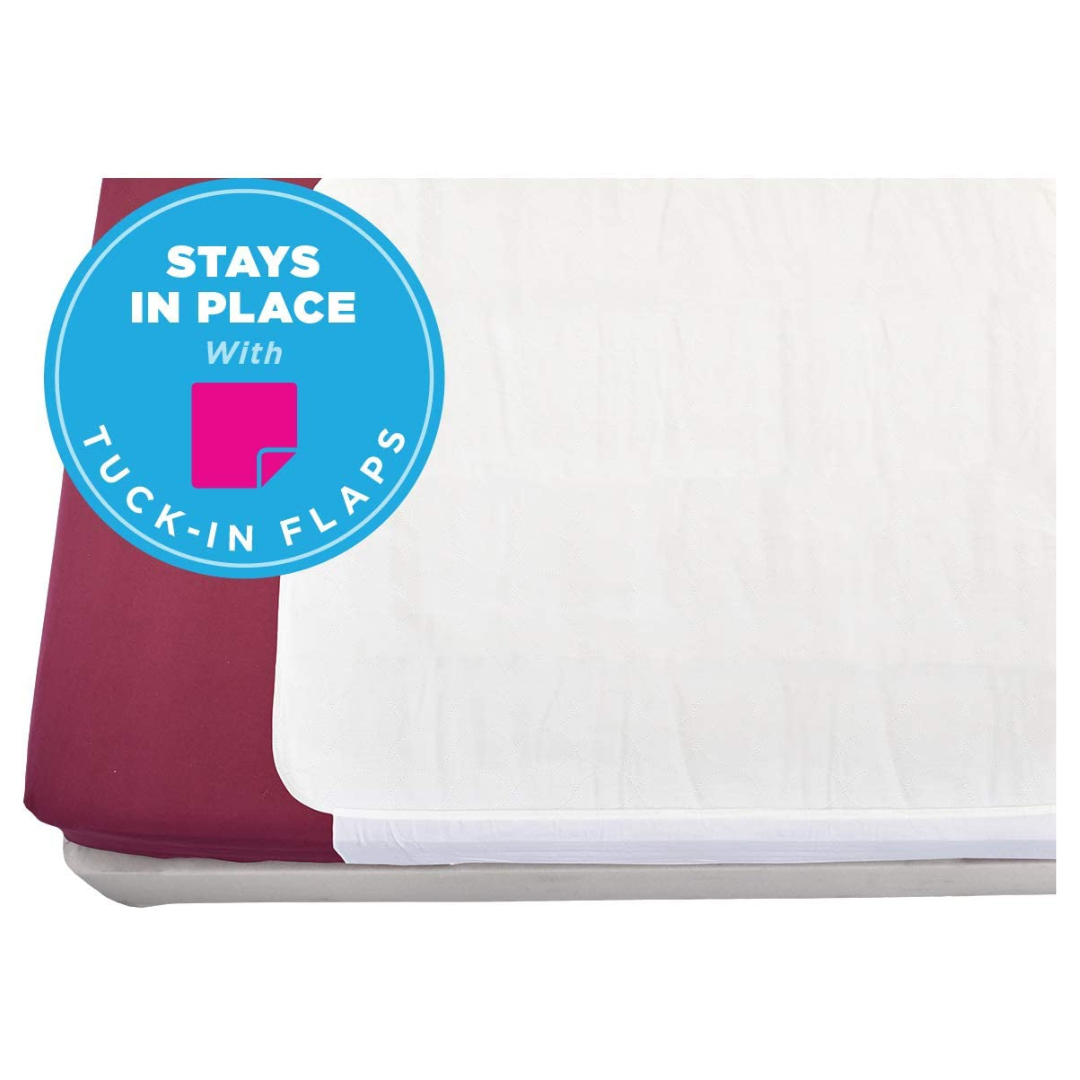 Nova Medical Waterproof Reusable Underpads with Tuck-In Straps - Senior.com Underpads