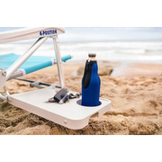 GCI Outdoor Big Surf Folding Beach Chair with Slide Table - Senior.com Beach Chairs