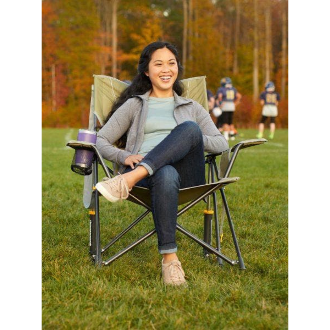 GCI Outdoor Comfort Pro Rocker - Portable Camping Rocking Chair - Senior.com Rocking Chairs