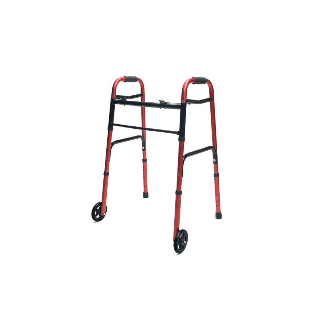 Lumex ColorSelect Adult Walkers with 5" Wheels - Senior.com Walkers