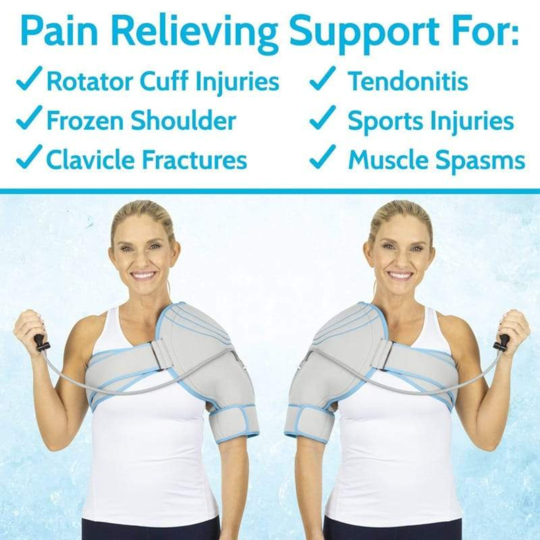 Shoulder compression ice sleeve deals