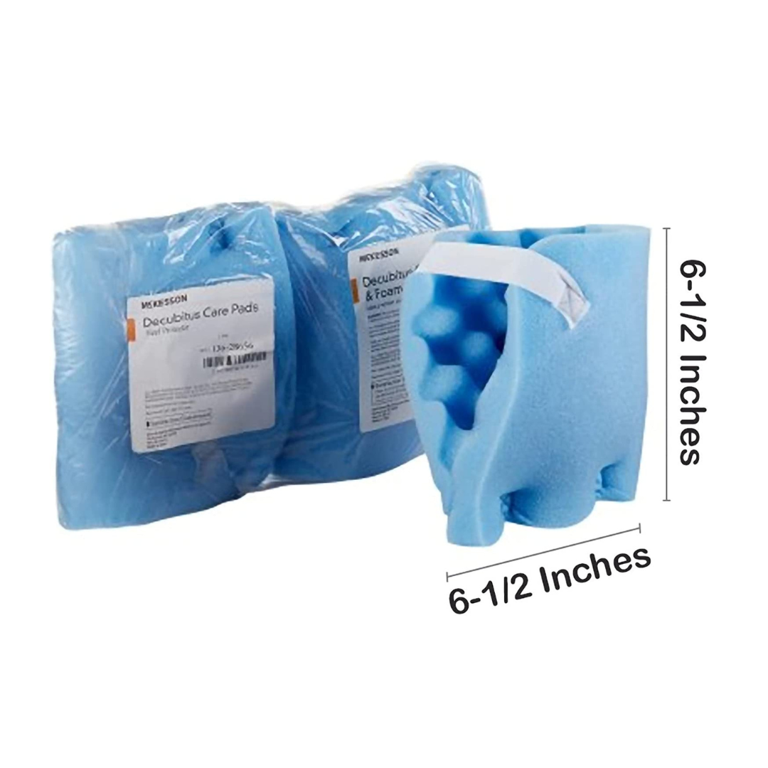 Mckesson Heel Protection Decubitus Pad Cushion - One Size Fits Most Blue - Senior.com 