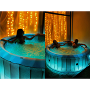 Mspa Starry Inflatable 6 Person Hot Tub with 138 Jets and LED Glow - Senior.com Hot Tubs & Jacuzzis