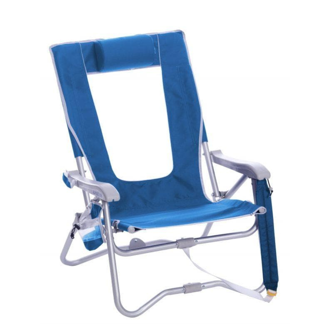 GCI Outdoor Bi-Fold Beach Chair - Lightweight with 4 Position Backrest - Senior.com Beach Chairs