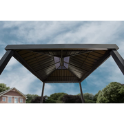 Sojag Outdoor Skylight Hardtop Gazebo Outdoor Sun Shelter - 10' x 12' - Senior.com Gazebos