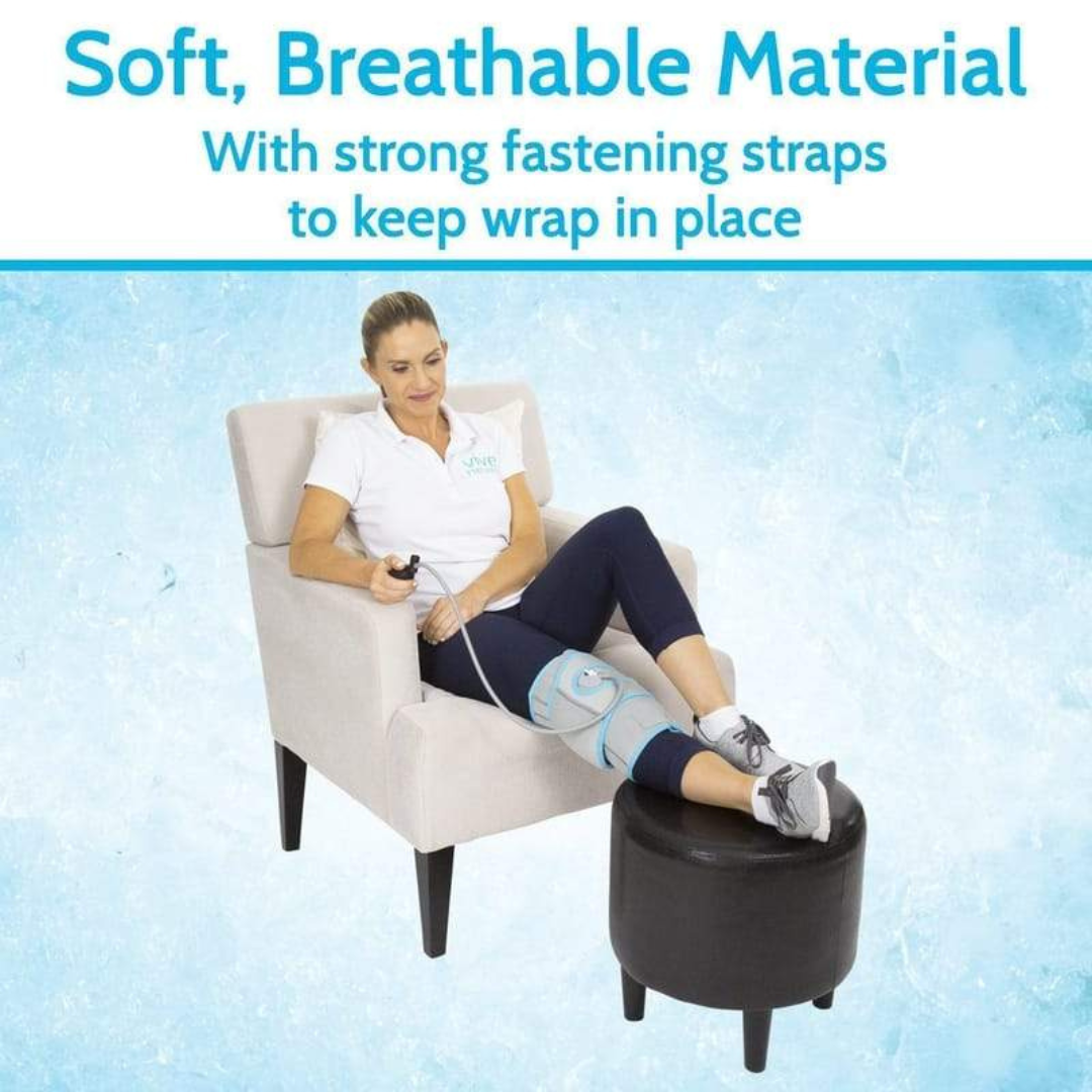 Vive Health Arctic Flex Compression Knee Ice Wrap - Senior.com Knee Braces