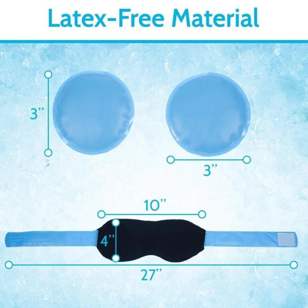 Vive Health Arctic Flex Eye Ice Mask - Hot & Cold Therapy - Senior.com Ice Packs