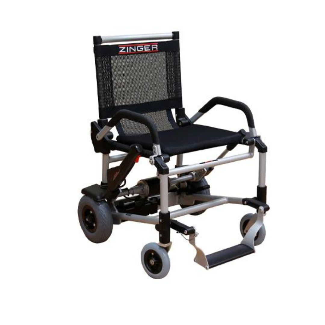 Journey Zinger Portable Power Folding WheelChair TwoHanded Control