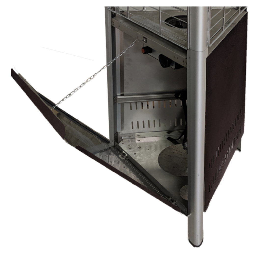 SUNHEAT Extra Tall Decorative Flame Triangle Patio Heater - Senior.com Heaters & Fireplaces