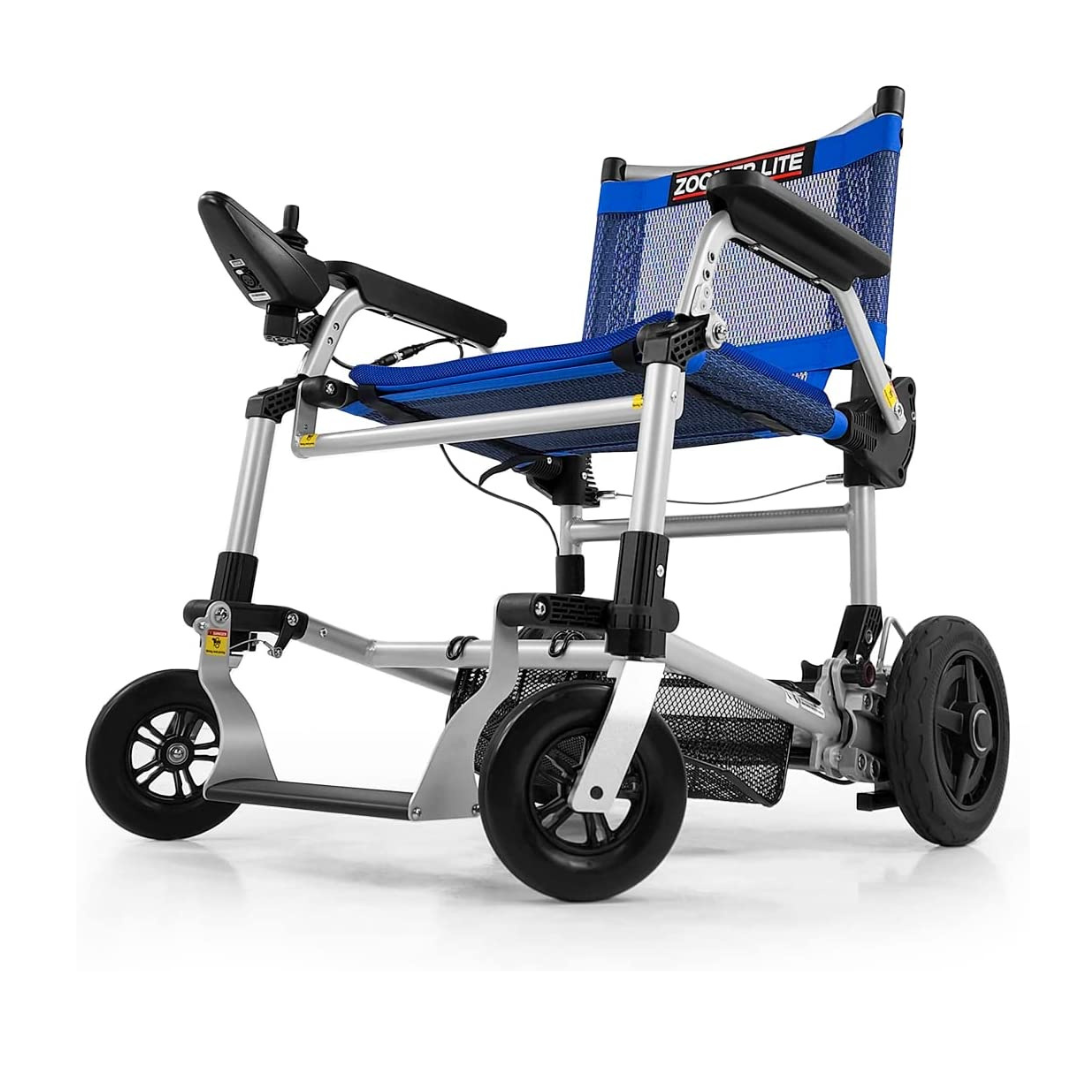 Journey Zoomer Folding Power Chair Blue / Right-Handed Joystick