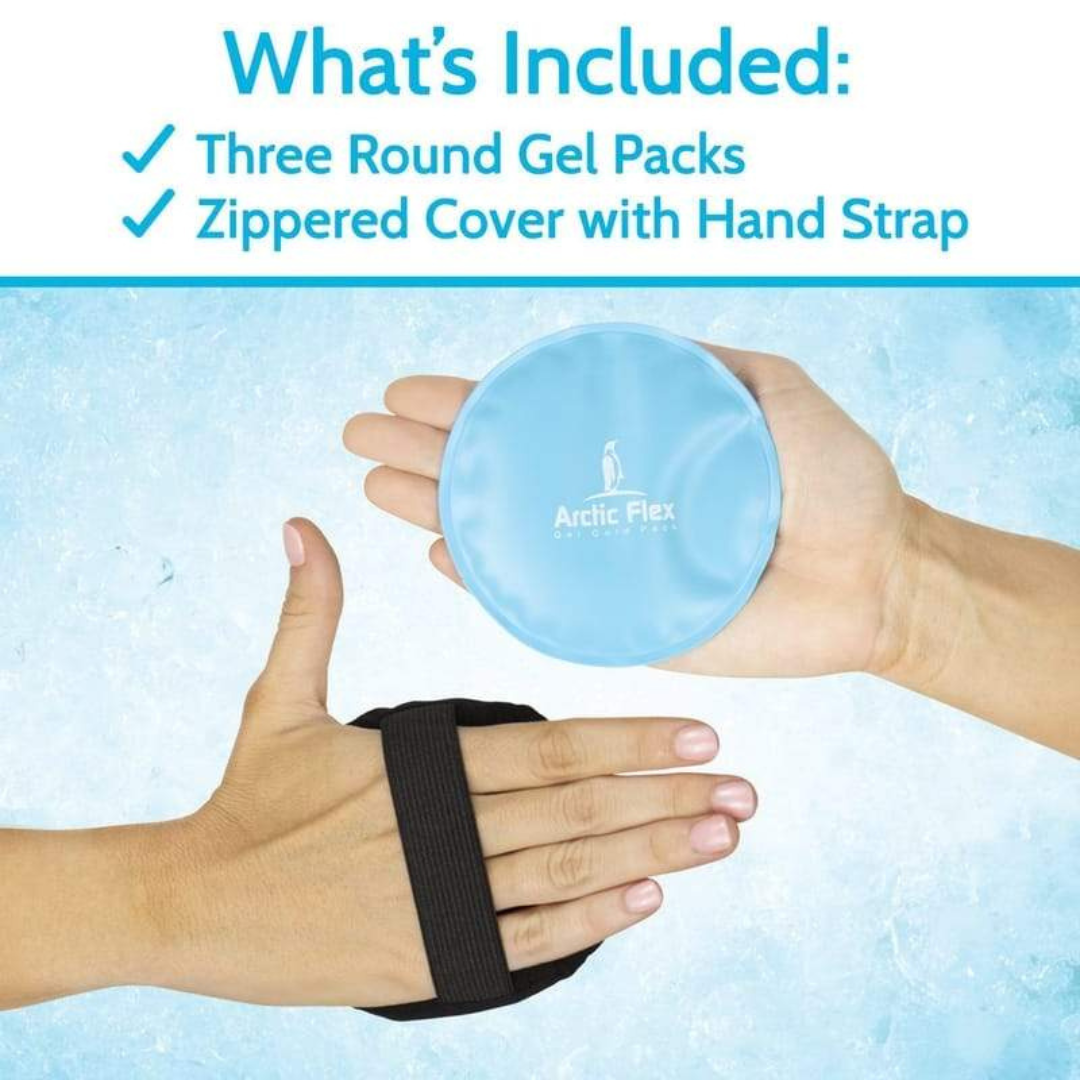Vive Health Arctic Flex Round Gel Ice Packs - Hot & Cold Therapy