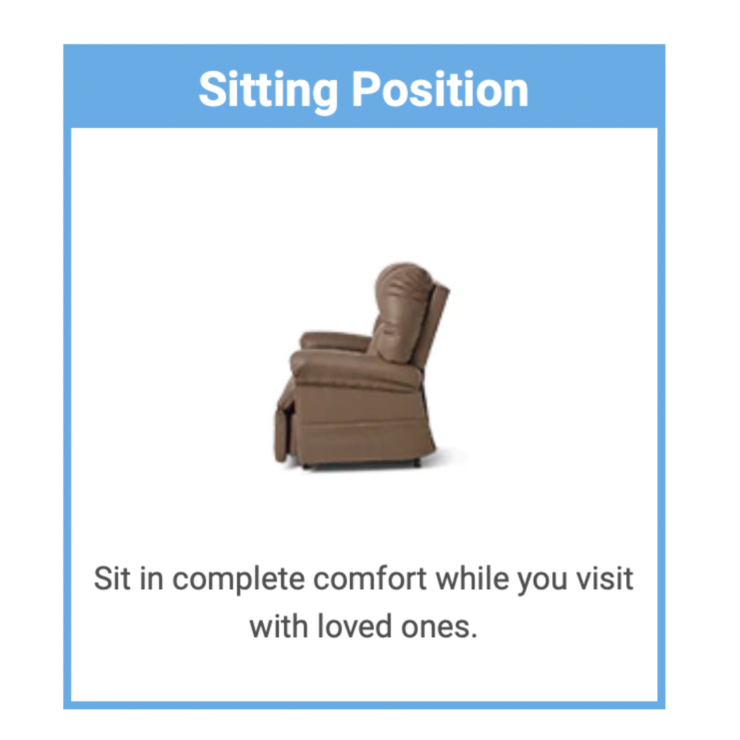 Journey Perfect Sleep Chair with Assisted Lift and Therapeutic Lumbar Heat - 2 Zone - Senior.com Assisted Lift Chairs