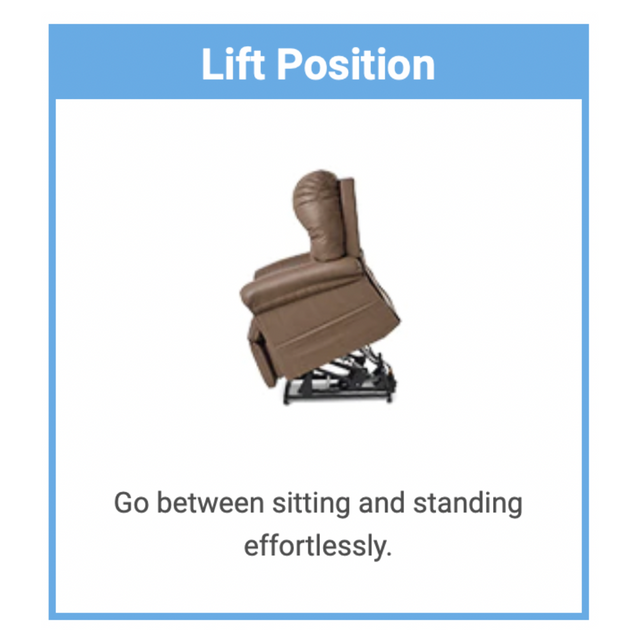 Journey Perfect Sleep Chair with Assisted Lift and Therapeutic Lumbar