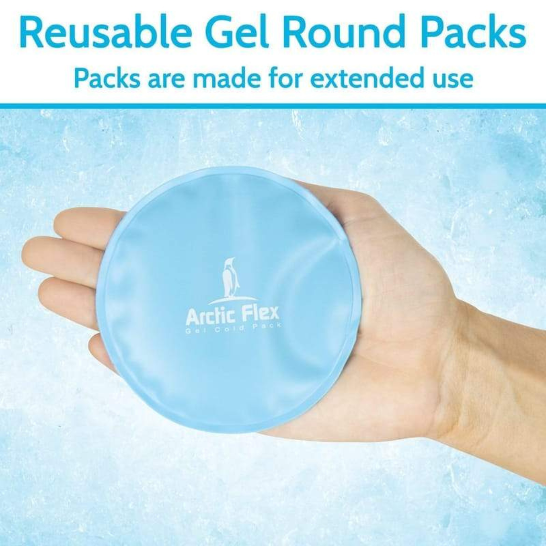 Vive Health Arctic Flex Round Gel Ice Packs - Hot & Cold Therapy - Senior.com Ice Packs