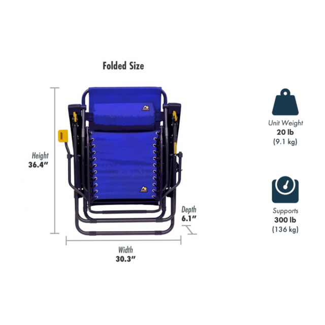 GCI Outdoor Freedom Zero Gravity Lounger with Phone and Cup Holder