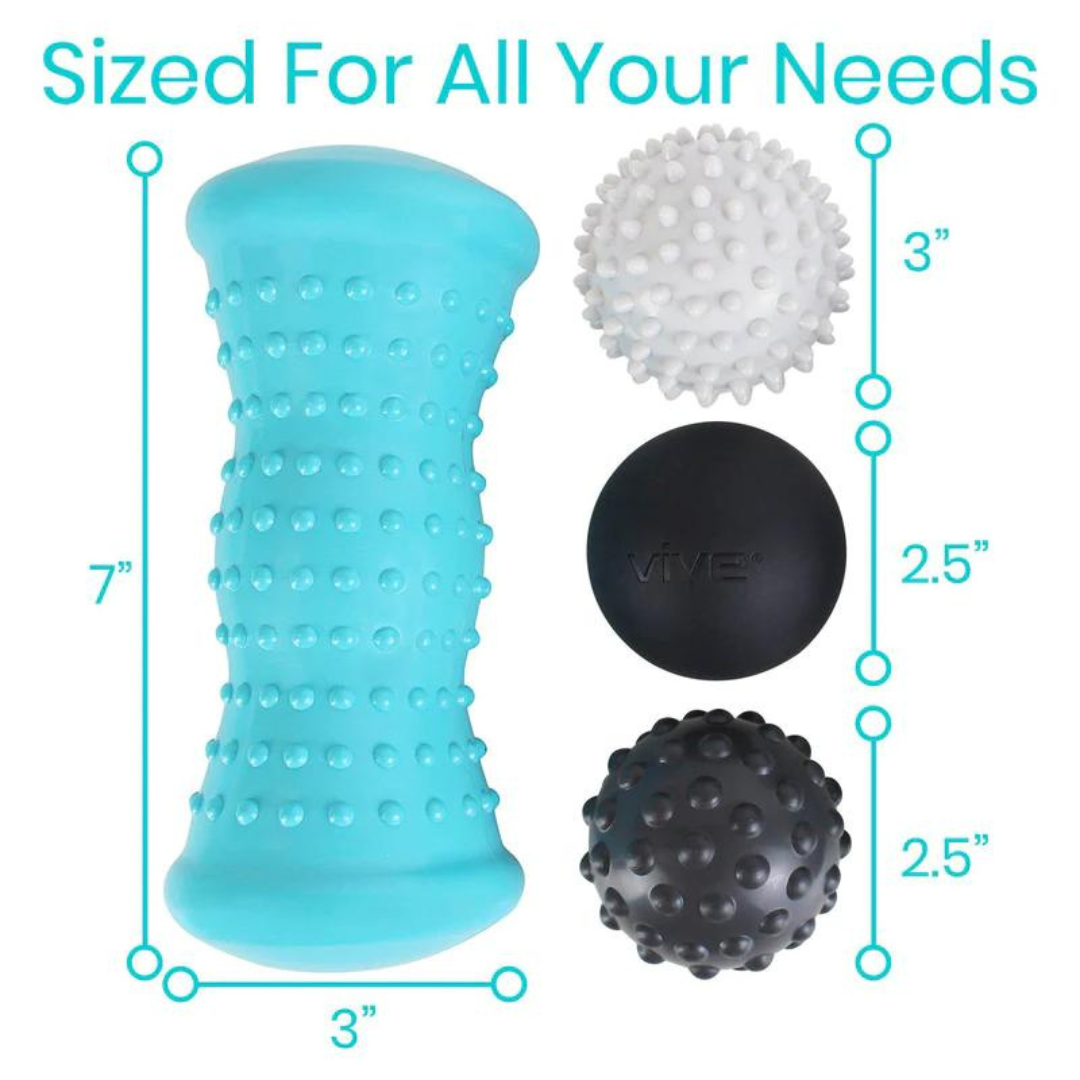 Vive Health Arctic Flex Hot & Cold Portable Massage Set - Senior.com Massage Rollers