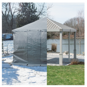 Sojag Universal Winter Cover for Outdoor Sun Shelters and Gazebos - Gray - Senior.com Gazebo Covers