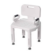 Drive Medical Premium Series Shower Chair with Back and Arms - Senior.com Bath Benches & Seats