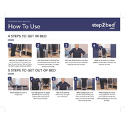 Step2Health Step2Bed Mini - Adjustable Height Bedside Step Stool w/ Dual Arms - Senior.com Step Stools