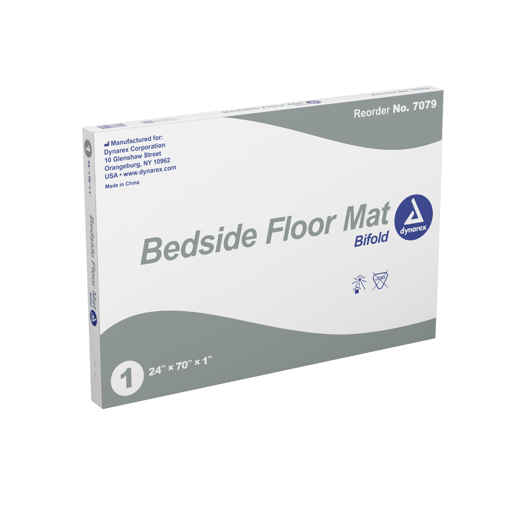 Secure Beveled Edge Cushioned Bedside Floor Safety Fall Mat