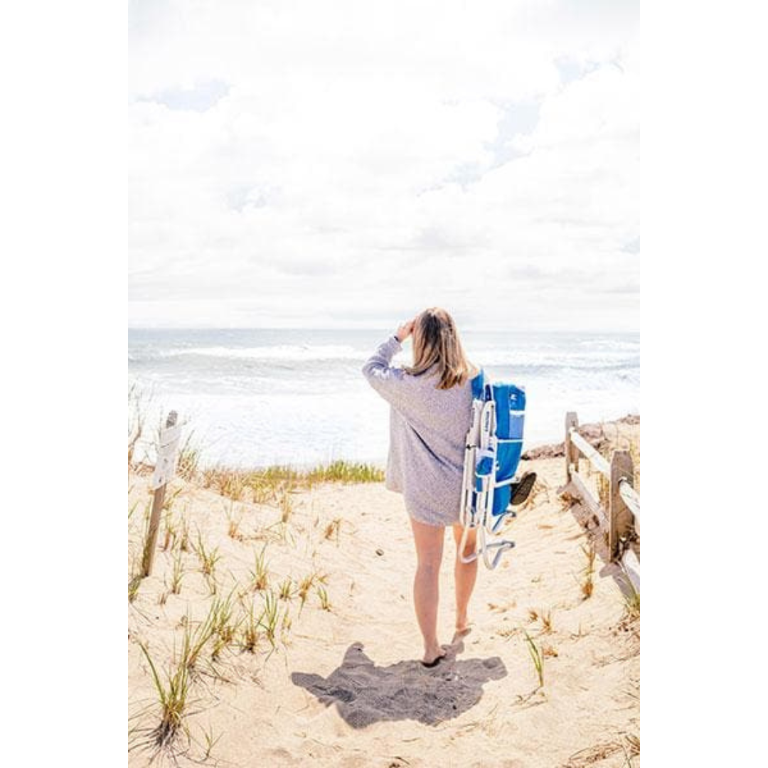 GCI Outdoor Bi-Fold Beach Chair - Lightweight with 4 Position Backrest - Senior.com Beach Chairs