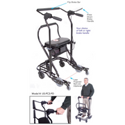 In-Step Mobility U-Step 2 Foldable Walking Stabilizer with Press Down Brakes - Senior.com Walkers