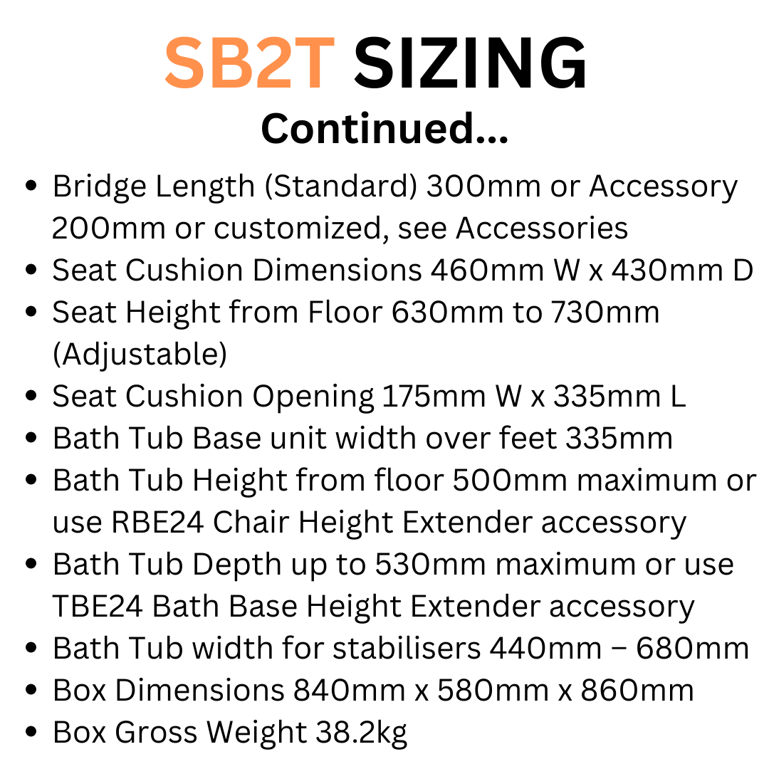 Showerbuddy SB2T Tubbuddy Tilting Shower Rolling Bathing System - Senior.com Shower Chairs