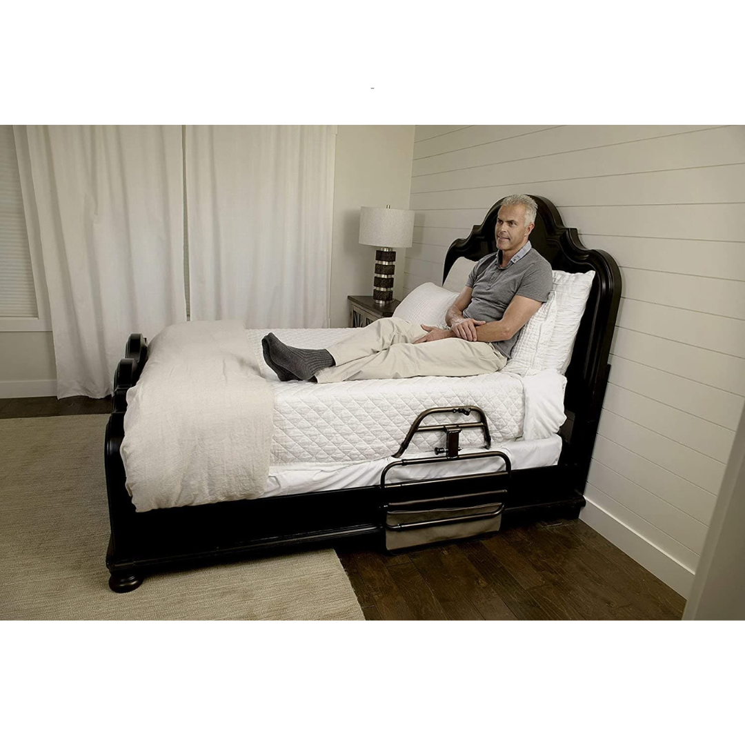 Signature Life Sleep Safe Home Bed Telescoping Safety Rail - Senior.com Bed Rails