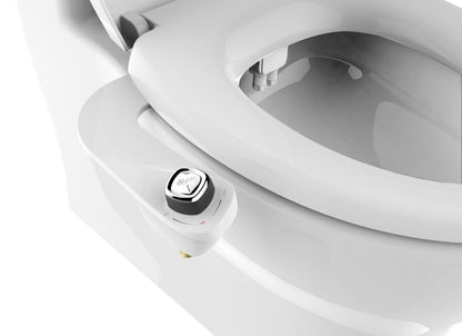 Bio Bidet SlimEdge Simple Bidet Toilet Attachment - Dual Nozzle Fresh Water Spray - Senior.com Bidets
